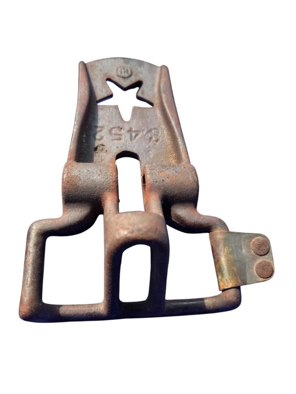 S452 Industrial Case IH Pedal Star Cut Out Rat Rod 30's 40's Binder Mower Pedal - Picture 7 of 7